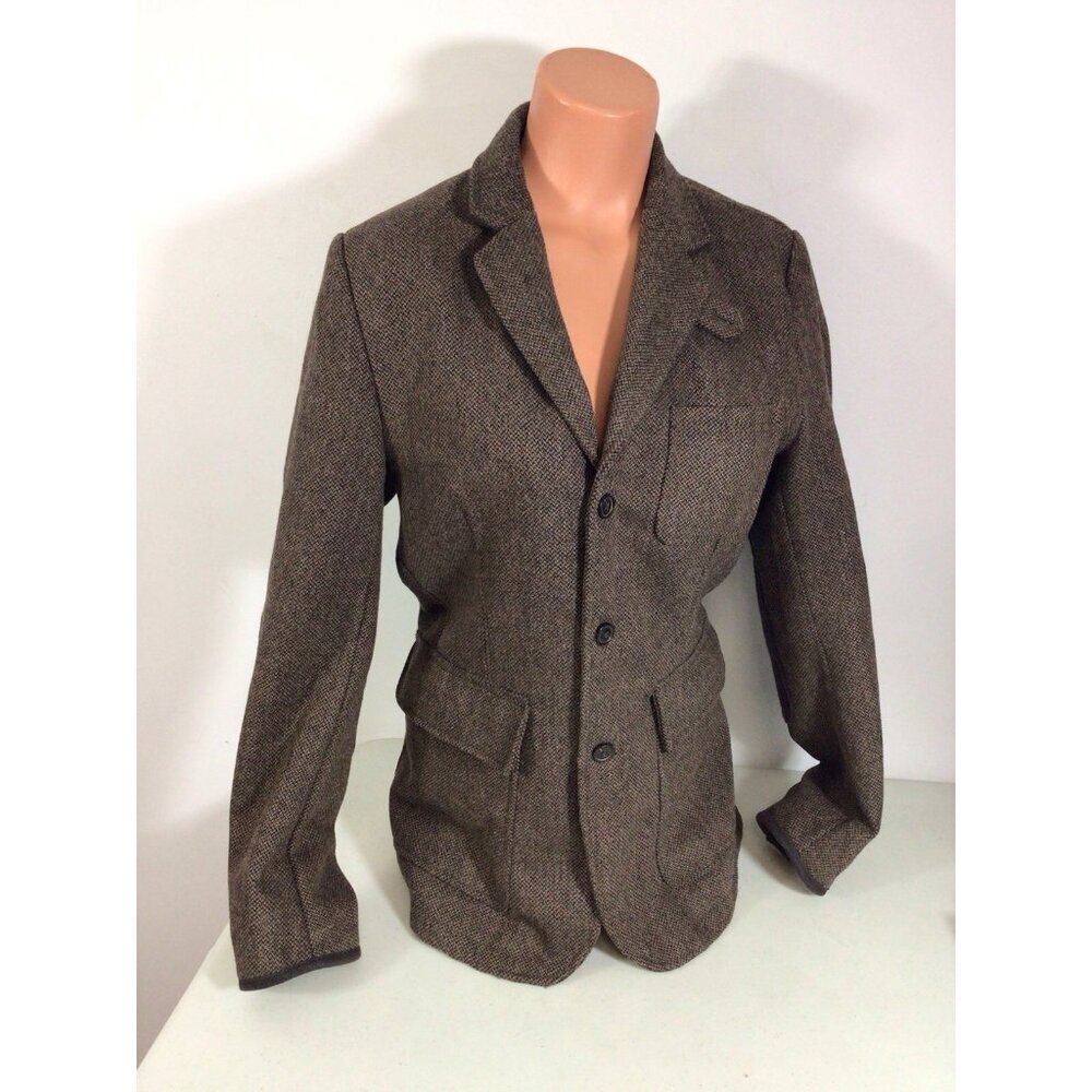 H&M Wool Blazer Preppy Academia Jacket Womens Small - Picture 5 of 8